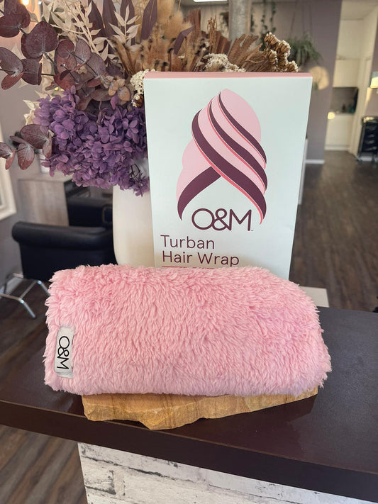 Original Mineral Turban Hair Wrap Pink