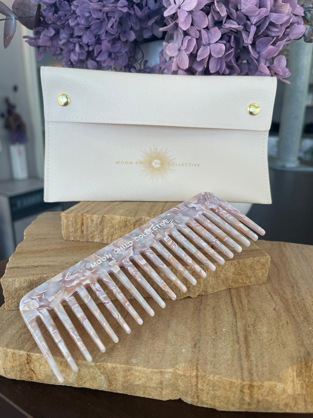 Moon Child Wide Tooth Comb